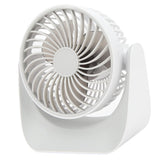 USB Desk Fan 3 Speed Modes Stable Base Rotatable Head USB Charge Small Desk Fan for Family Office School