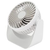 USB Desk Fan 3 Speed Modes Stable Base Rotatable Head USB Charge Small Desk Fan for Family Office School - Extra Image