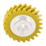W10112253 Yellow Mixer Worm Gear Replacement Part for 4162897 5K45SS 5K5SS 5KPM5 Mixers - Rear View