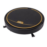 Ultra Thin Fully Automatic Robot Vacuum Cleaner Smart Robotic Vacuum Cleaner for Dust Hair Fluff Black With Water Tank 32x35 cm - Extra Image