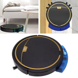 Ultra Thin Fully Automatic Robot Vacuum Cleaner Smart Robotic Vacuum Cleaner for Dust Hair Fluff Black With Water Tank 32x35 cm