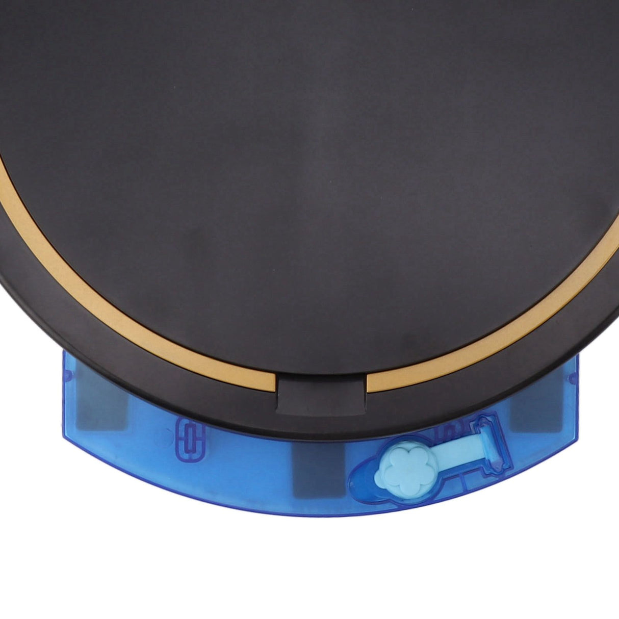 Ultra Thin Fully Automatic Robot Vacuum Cleaner Smart Robotic Vacuum Cleaner for Dust Hair Fluff Black With Water Tank 32x35 cm