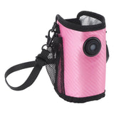 Milk Bottle Warmer Bag Digital Display Constant Temp Adjustable Temperature Baby Bottle Warmer for Home Car Rose Red - Side View