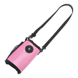 Milk Bottle Warmer Bag Digital Display Constant Temp Adjustable Temperature Baby Bottle Warmer for Home Car Rose Red - Rear View