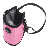 Milk Bottle Warmer Bag Digital Display Constant Temp Adjustable Temperature Baby Bottle Warmer for Home Car Rose Red - Low Angle