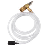 Adjustable Chemical Injector Kit Power Washer Chemical Injector Kit Soap Injector with Siphon Hose Soap Nozzle 3/8 Inch Connectors - Front View