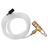 Adjustable Chemical Injector Kit Power Washer Chemical Injector Kit Soap Injector with Siphon Hose Soap Nozzle 3/8 Inch Connectors - Top-Down View