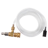 Adjustable Chemical Injector Kit Power Washer Chemical Injector Kit Soap Injector with Siphon Hose Soap Nozzle 3/8 Inch Connectors - Low Angle
