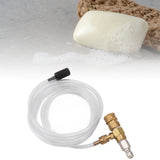 Adjustable Chemical Injector Kit Power Washer Chemical Injector Kit Soap Injector with Siphon Hose Soap Nozzle 3/8 Inch Connectors - Extra Image