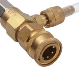 Adjustable Chemical Injector Kit Power Washer Chemical Injector Kit Soap Injector with Siphon Hose Soap Nozzle 3/8 Inch Connectors - Extra Image