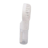 Portable Handheld Misting Fan USB Rechargeable Water Spray Mist Fan with 4 Gear Speed White - Top-Down View