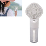 Portable Handheld Misting Fan USB Rechargeable Water Spray Mist Fan with 4 Gear Speed White - Extra Image