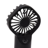 Portable Handheld Misting Fan USB Rechargeable Water Spray Mist Fan with 4 Gear Speed Black