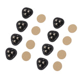 8PCS Mini Caster Wheels Self Adhesive 360 Degrees Swivel Easy Installation Stainless Steel Sticky Pulley for Appliance - 45-Degree Angle
