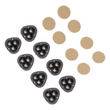 8PCS Mini Caster Wheels Self Adhesive 360 Degrees Swivel Easy Installation Stainless Steel Sticky Pulley for Appliance - Extra Image