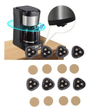 8PCS Mini Caster Wheels Self Adhesive 360 Degrees Swivel Easy Installation Stainless Steel Sticky Pulley for Appliance - Extra Image