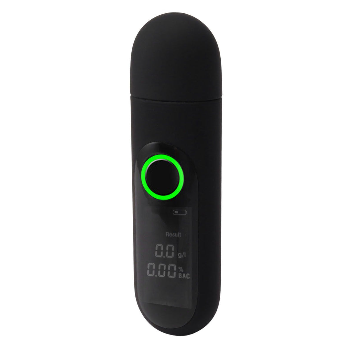 Digital Alcohol Tester High Accuracy LCD HD Display USB Rechargeable Portable Breath Tester for Home Use Black