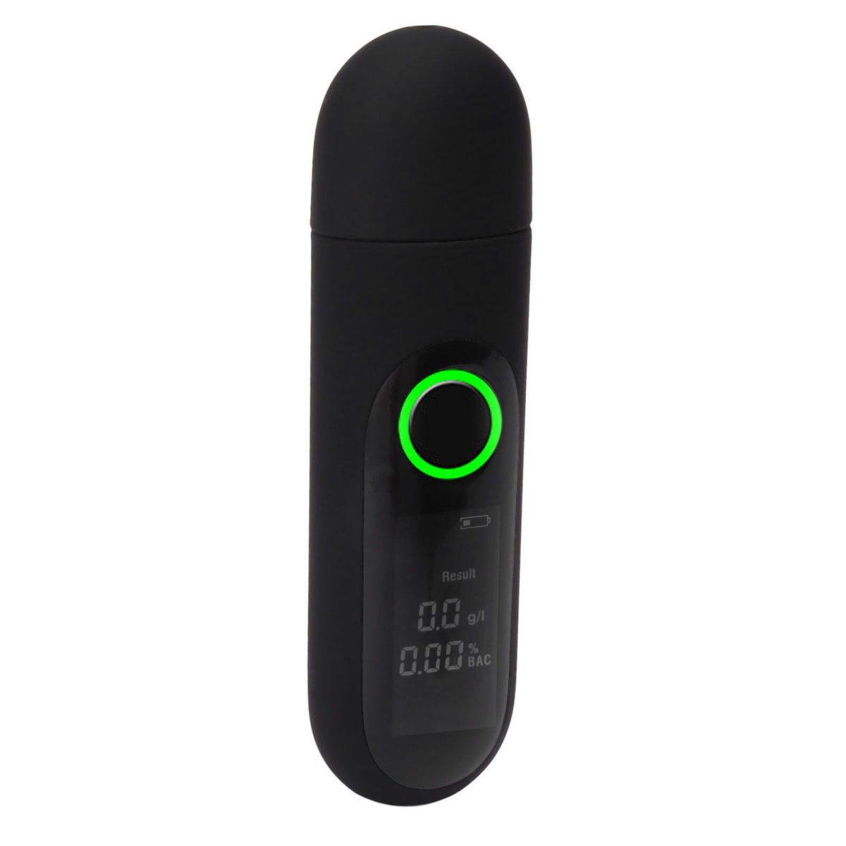 Digital Alcohol Tester High Accuracy LCD HD Display USB Rechargeable Portable Breath Tester for Home Use Black