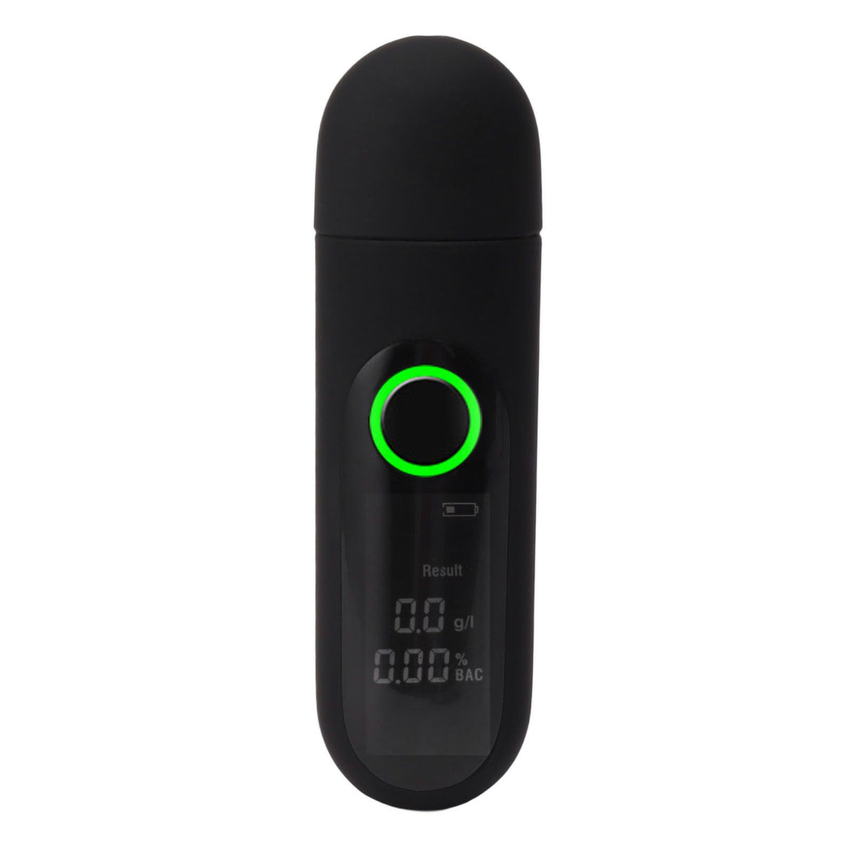 Digital Alcohol Tester High Accuracy LCD HD Display USB Rechargeable Portable Breath Tester for Home Use Black