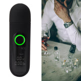 Digital Alcohol Tester High Accuracy LCD HD Display USB Rechargeable Portable Breath Tester for Home Use Black - Extra Image