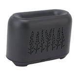 Flame Aroma Diffuser Quiet Auto Off Protection USB Essential Oil Diffuser Humidifier with Colorful Light 130ml Grayish Black