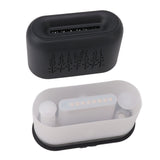 Flame Aroma Diffuser Quiet Auto Off Protection USB Essential Oil Diffuser Humidifier with Colorful Light 130ml Grayish Black - Extra Image