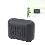 Flame Aroma Diffuser Quiet Auto Off Protection USB Essential Oil Diffuser Humidifier with Colorful Light 130ml Grayish Black