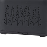 Flame Aroma Diffuser Quiet Auto Off Protection USB Essential Oil Diffuser Humidifier with Colorful Light 130ml Grayish Black