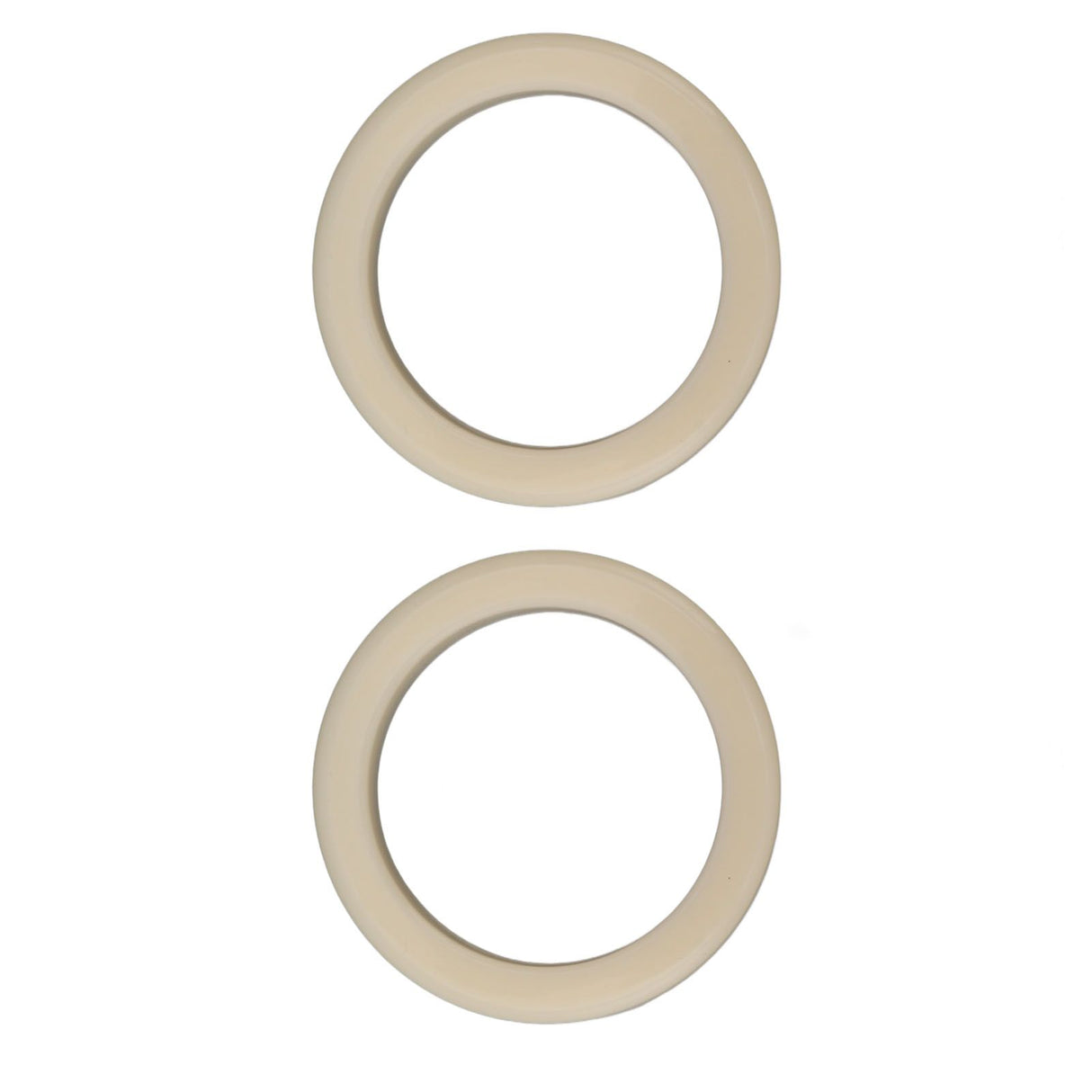 2Pcs 54mm Silicone Steam Ring Silicone Gasket for Breville 8 Series 870 878 880 860 840 Grouphead Gasket Replacement Part Beige