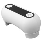 White Automatic Toilet Flusher Hands Free Non Touch Touchless 0.25S Induction Toilet Flush Tool 2000mAh - Front View