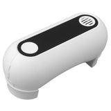 White Automatic Toilet Flusher Hands Free Non Touch Touchless 0.25S Induction Toilet Flush Tool 2000mAh - Top-Down View