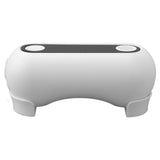 White Automatic Toilet Flusher Hands Free Non Touch Touchless 0.25S Induction Toilet Flush Tool 2000mAh - Close-Up Angle
