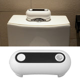 White Automatic Toilet Flusher Hands Free Non Touch Touchless 0.25S Induction Toilet Flush Tool 2000mAh - Extra Image