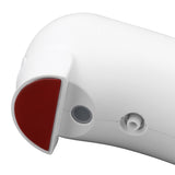 White Automatic Toilet Flusher Hands Free Non Touch Touchless 0.25S Induction Toilet Flush Tool 2000mAh - Extra Image