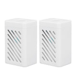 2pcs Silver Ion Module Accessories for Dreame X10 S10 W10S S20 X20 Vacuum Cleaner Spare Parts White - Top-Down View