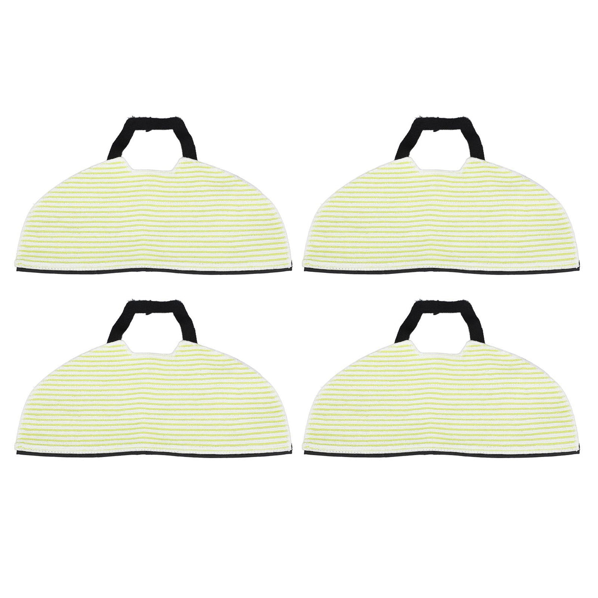 4pcs Vacuum Mop Pads Shed Resistant Highly Absorbent Reusable Mop Cloth Pad for Shark RV2410WD RV2610WD