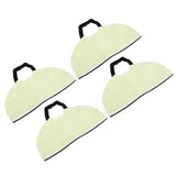 4pcs Vacuum Mop Pads Shed Resistant Highly Absorbent Reusable Mop Cloth Pad for Shark RV2410WD RV2610WD - Top-Down View