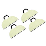 4pcs Vacuum Mop Pads Shed Resistant Highly Absorbent Reusable Mop Cloth Pad for Shark RV2410WD RV2610WD - 45-Degree Angle