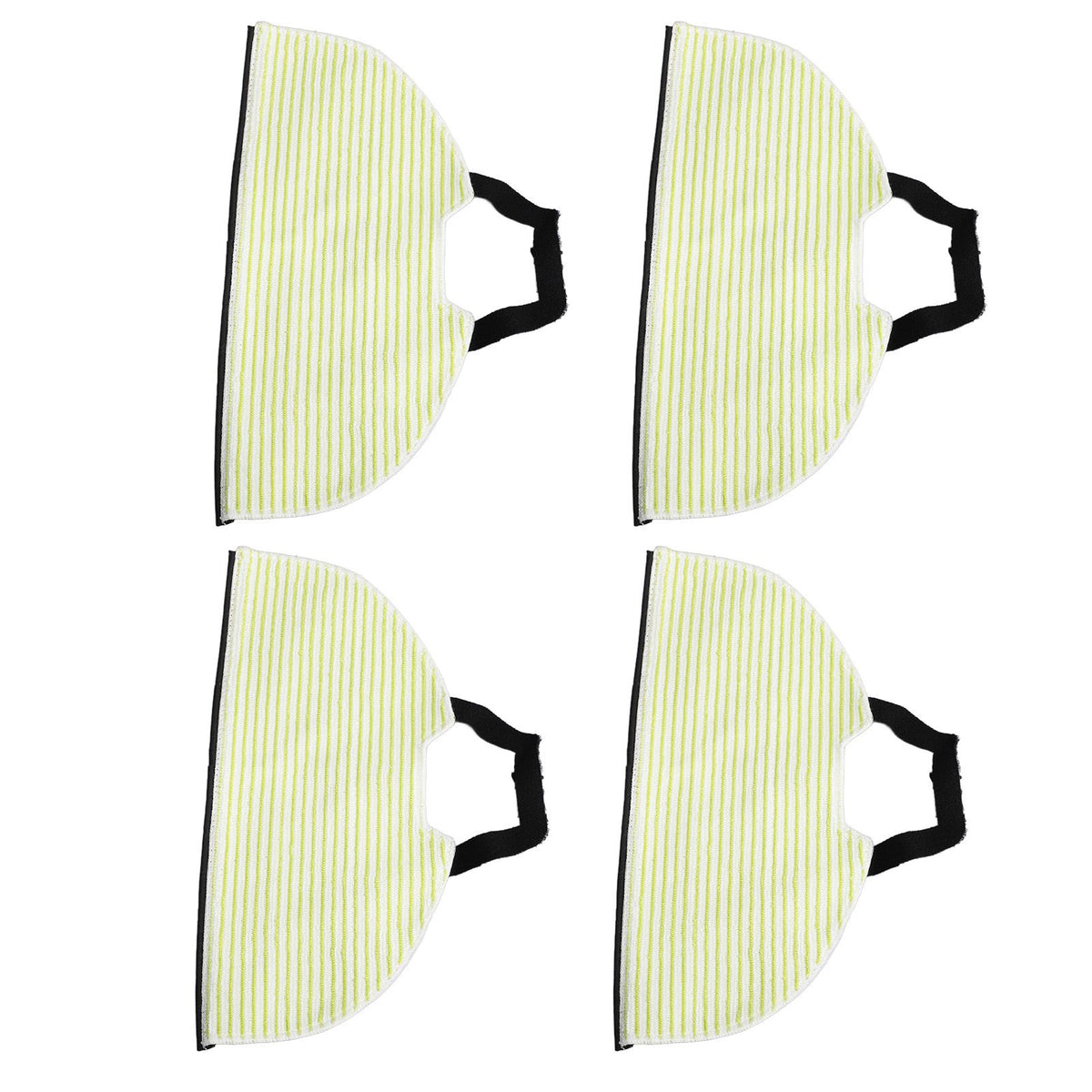 4pcs Vacuum Mop Pads Shed Resistant Highly Absorbent Reusable Mop Cloth Pad for Shark RV2410WD RV2610WD