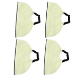 4pcs Vacuum Mop Pads Shed Resistant Highly Absorbent Reusable Mop Cloth Pad for Shark RV2410WD RV2610WD - Rear View
