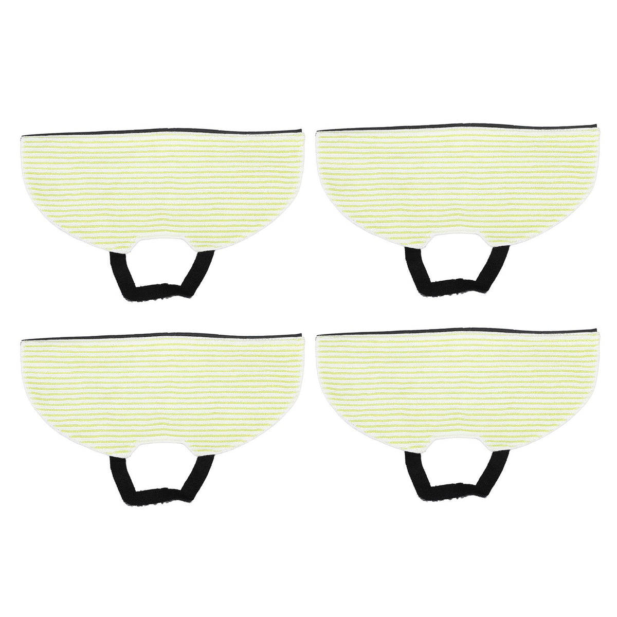 4pcs Vacuum Mop Pads Shed Resistant Highly Absorbent Reusable Mop Cloth Pad for Shark RV2410WD RV2610WD