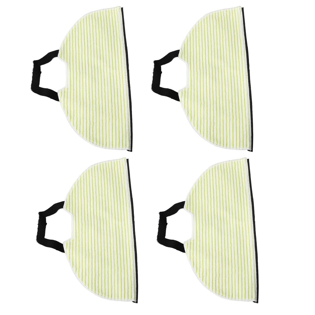 4pcs Vacuum Mop Pads Shed Resistant Highly Absorbent Reusable Mop Cloth Pad for Shark RV2410WD RV2610WD
