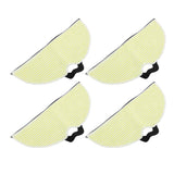 4 Pcs Vacuum Mop Replacement Pads Fiber Reusable Washable Super Absorbent Robot Vacuum Mop for Shark RV2001WD RV2002WD
