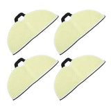 4 Pcs Vacuum Mop Replacement Pads Fiber Reusable Washable Super Absorbent Robot Vacuum Mop for Shark RV2001WD RV2002WD