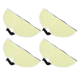 4 Pcs Vacuum Mop Replacement Pads Fiber Reusable Washable Super Absorbent Robot Vacuum Mop for Shark RV2001WD RV2002WD