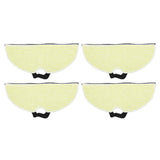 4 Pcs Vacuum Mop Replacement Pads Fiber Reusable Washable Super Absorbent Robot Vacuum Mop for Shark RV2001WD RV2002WD - Close-Up Angle