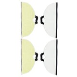 4 Pcs Vacuum Mop Replacement Pads Fiber Reusable Washable Super Absorbent Robot Vacuum Mop for Shark RV2001WD RV2002WD