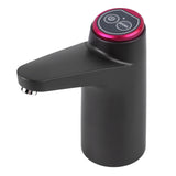 Electric Water Bottle Pump Smart Wireless Water Dispenser Automatic Barreled Drinking Water Pump Black - Top-Down View