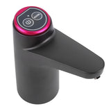 Electric Water Bottle Pump Smart Wireless Water Dispenser Automatic Barreled Drinking Water Pump Black - Rear View