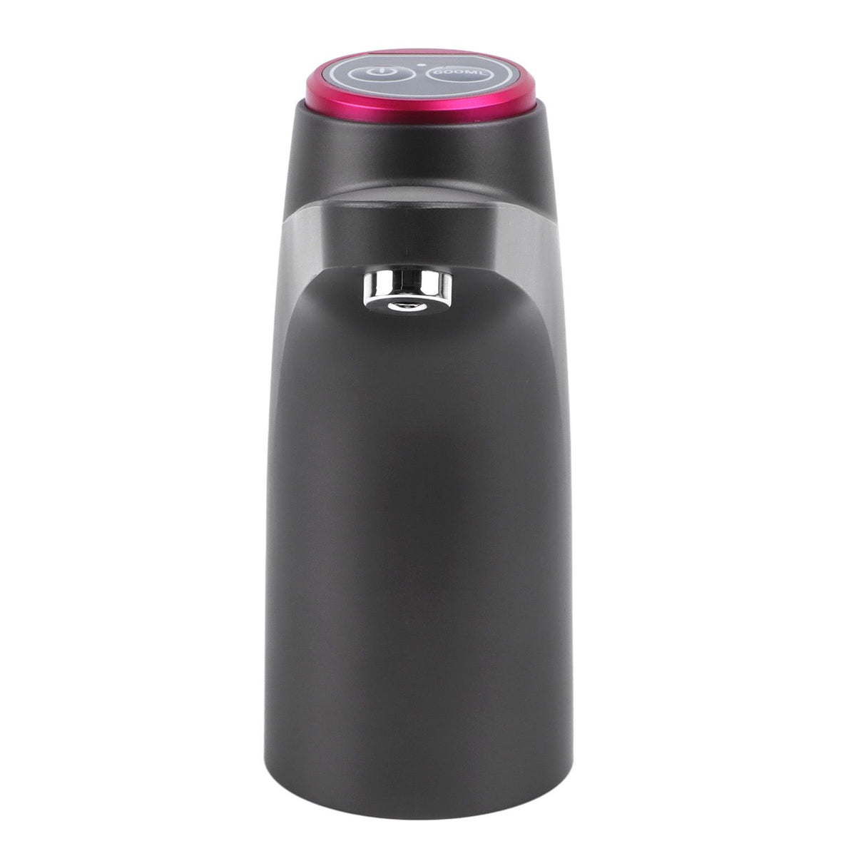 Electric Water Bottle Pump Smart Wireless Water Dispenser Automatic Barreled Drinking Water Pump Black